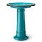 Glitzhome® 21.5" Faux Ceramic Tall Pedestal Birdbath